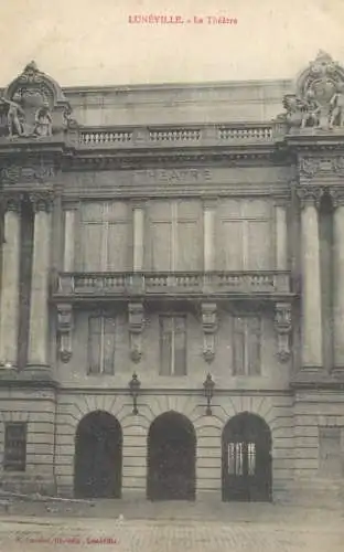 CPA France Luneville le theatre