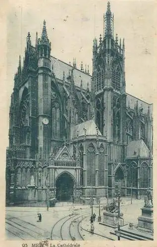 CPA France Metz cathedrale
