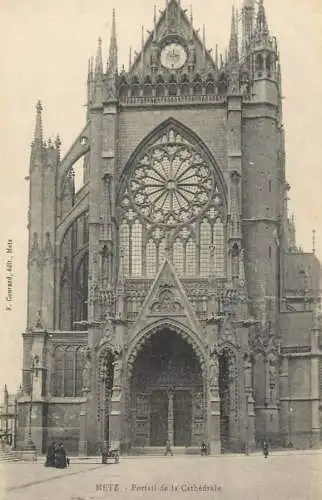 CPA France Metz la cathedrale