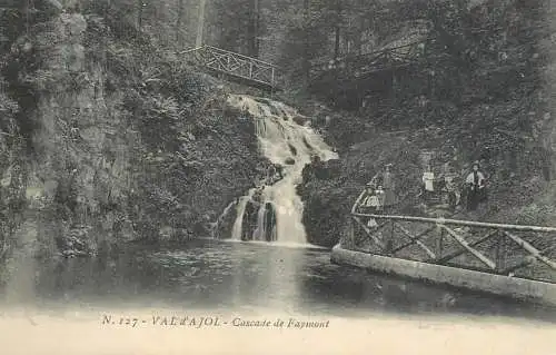 CPA France Val d' Ajol cascade de Faymont