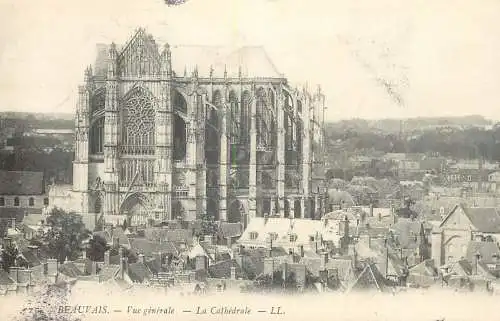 CPA France Beauvais la cathedrale