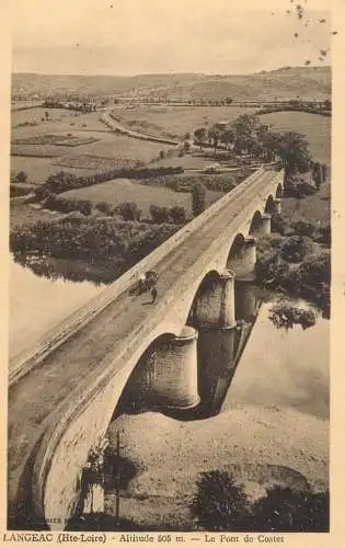 CPA France Langeac le pont de Costet
