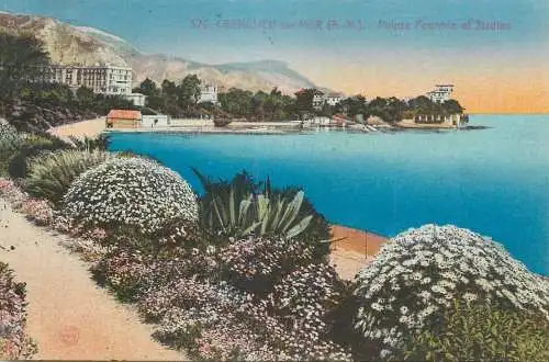 CPA France Beaulieu-sur-Mer Pointe Fourmie et jardins