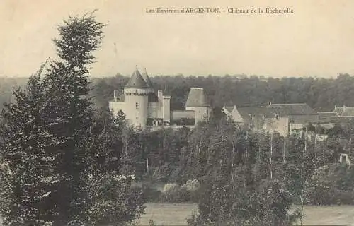 CPA France Argenton chateau de la Rocherolle