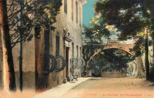 CPA France Grasse la maison de Fragonard