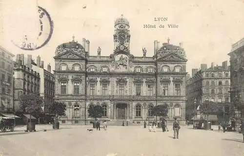CPA France Lyon hotel de ville