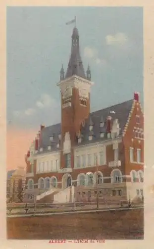 CPA France Albert l' hotel de ville