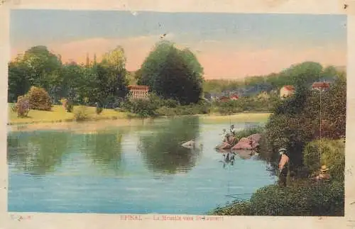CPA France Épinal la Moselle vers St. Laurent