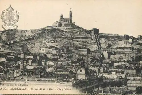 CPA France Marseille Notre Dame de la Garde