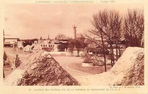 CPA France Paris exposition coloniale 1931