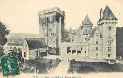 CPA France Pau chateau