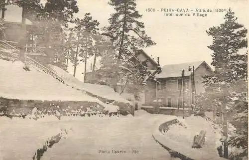 CPA France Peira Cava village