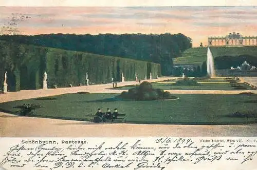 Postcard Austria Schönbrunn Palace