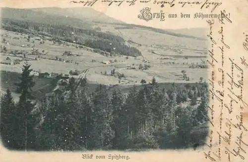 Postcard Germany blick vom Spitzberg