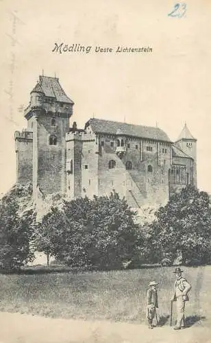 Postcard Liechtenstein Modling veste