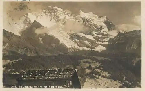 Switzerland postcard die Jungfrau