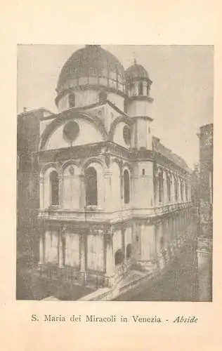 Italy postcard Santa Maria dei Miracoli in Venezia
