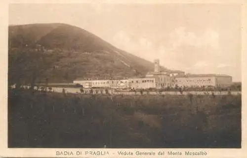 Italy postcard Badia di Praglia