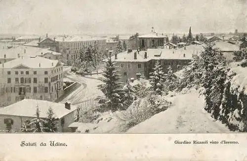 Italy postcard Udine