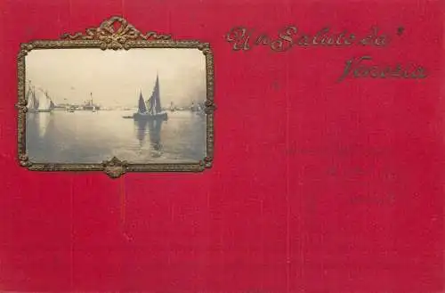 Italy postcard Venice sailing vessel