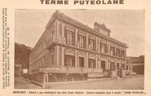 Italy postcard Terme Puteolane