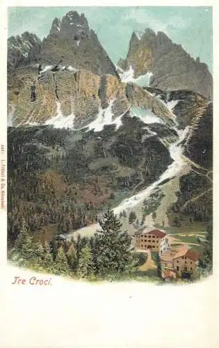 Italy postcard Catena delle Tre Croci