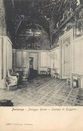 Italy postcard Palermo palazzo reale