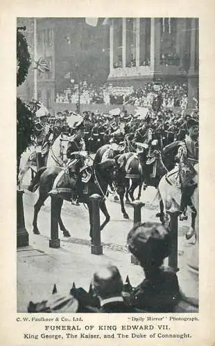 British royalty funeral parade procession of King Edward VII