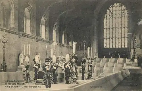 British royalty coronation parade procession funeral of King Edward VII Westminster