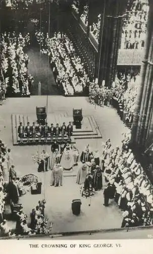 British royalty coronation parade procession the crowning of King George VI