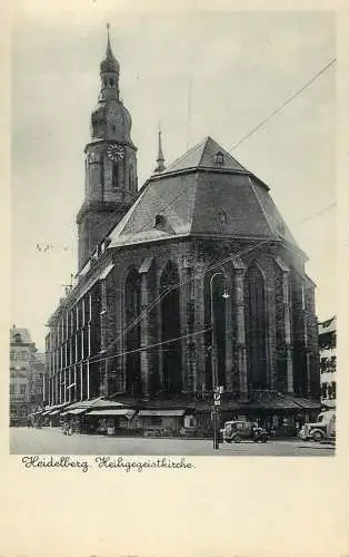 Germany postcard Heidelberg church