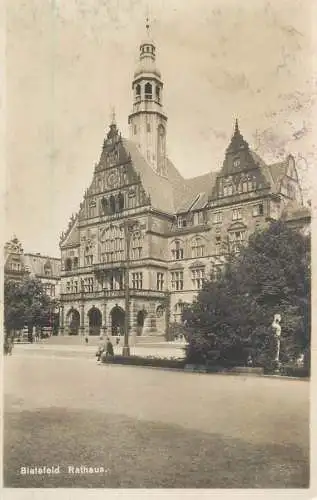 Germany postcard Bielefeld Rathaus