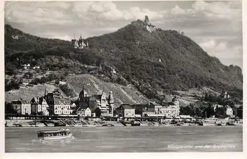 Germany postcard Konigswinter und der Drachenfels