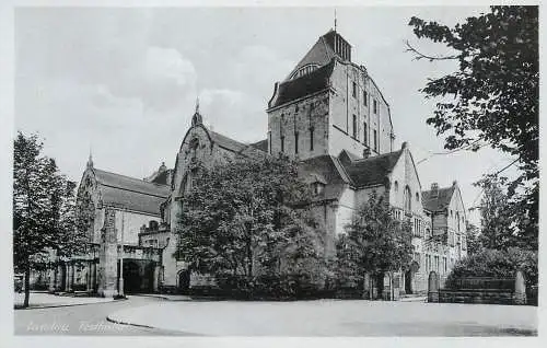 Germany postcard Landau Festhalle