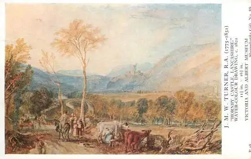British scenic UK England Hornby castle M.W. Turner