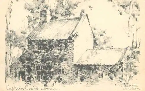 British scenic UK Captain Cooks cottage