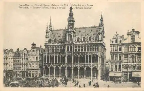 Belgium postcard Bruxelles maison du roi