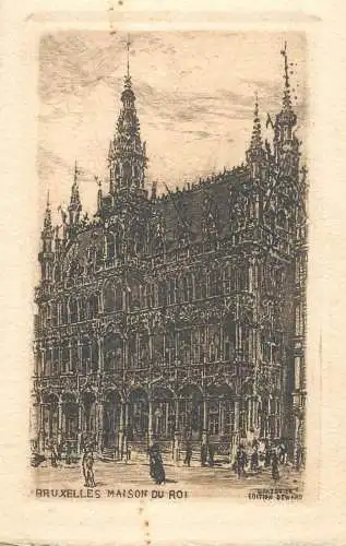 Belgium postcard Bruxelles maison du roi