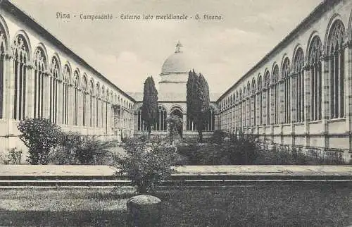 Italy postcard Pisa camposanto
