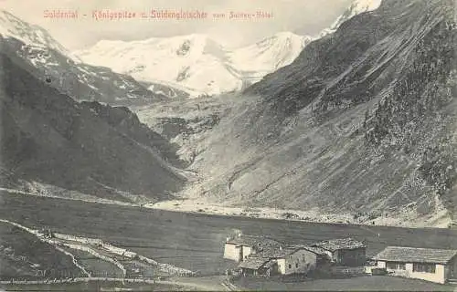 Italy postcard Ortler Konigspitze Suldengletscher