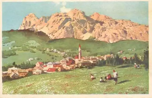 Italy postcard Grand Hotel Savoy cortina d' Ampezzo Dolomiti