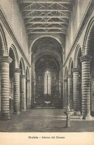 Italy  postcard Orvieto del duomo