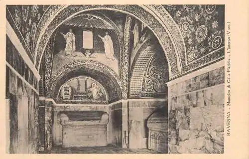 Italy  postcard Ravenna mausoleo di Galla Placidia