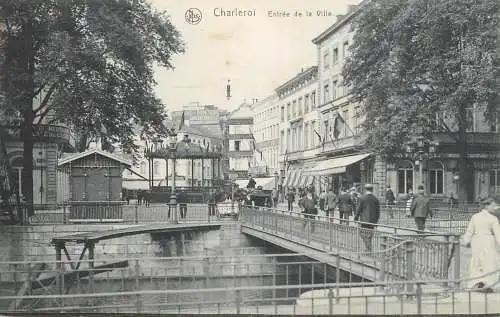 Belgium postcard Charleroi