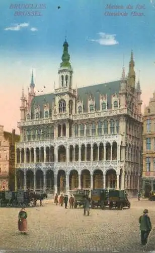 Belgium postcard Bruxelles maison du roi