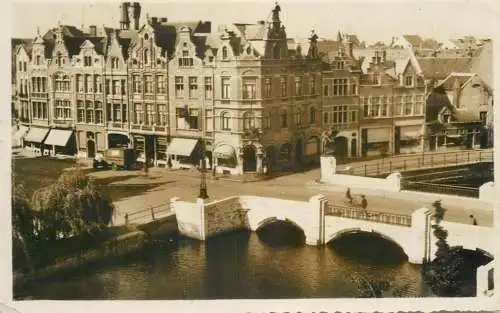 Belgium postcard Lier bridge