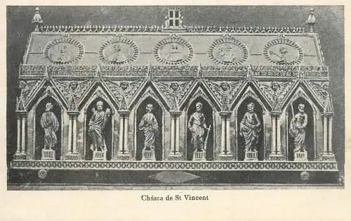 Belgium postcard chasse de St. Vincent