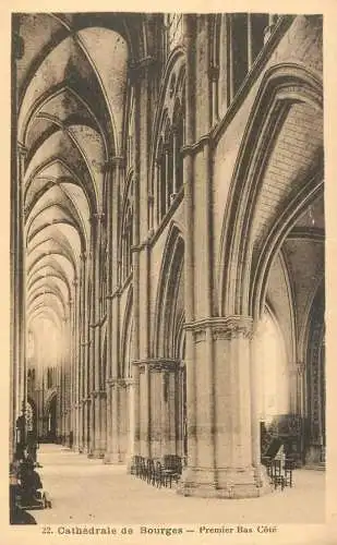 Belgium postcard cathedrale de Bourges