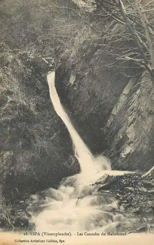 Belgium postcard Spa Vinamplanche les cascades du Halteboeuf