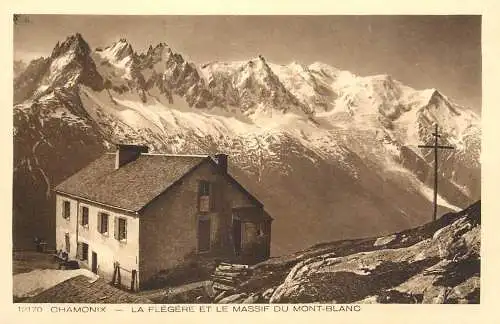 Switzerland postcard Chamonix la Flegere et le Massif du Mont Blanc